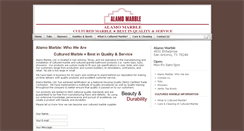 Desktop Screenshot of alamomarble.com